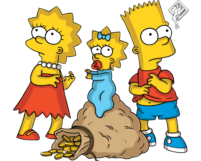 lisa,maggie,bart