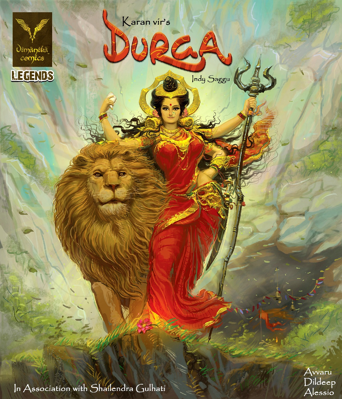 Durga Final Front Cover Vimanika Comics