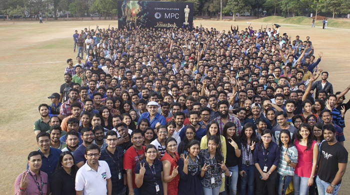 MPC Bengaluru celebrating Oscar victory