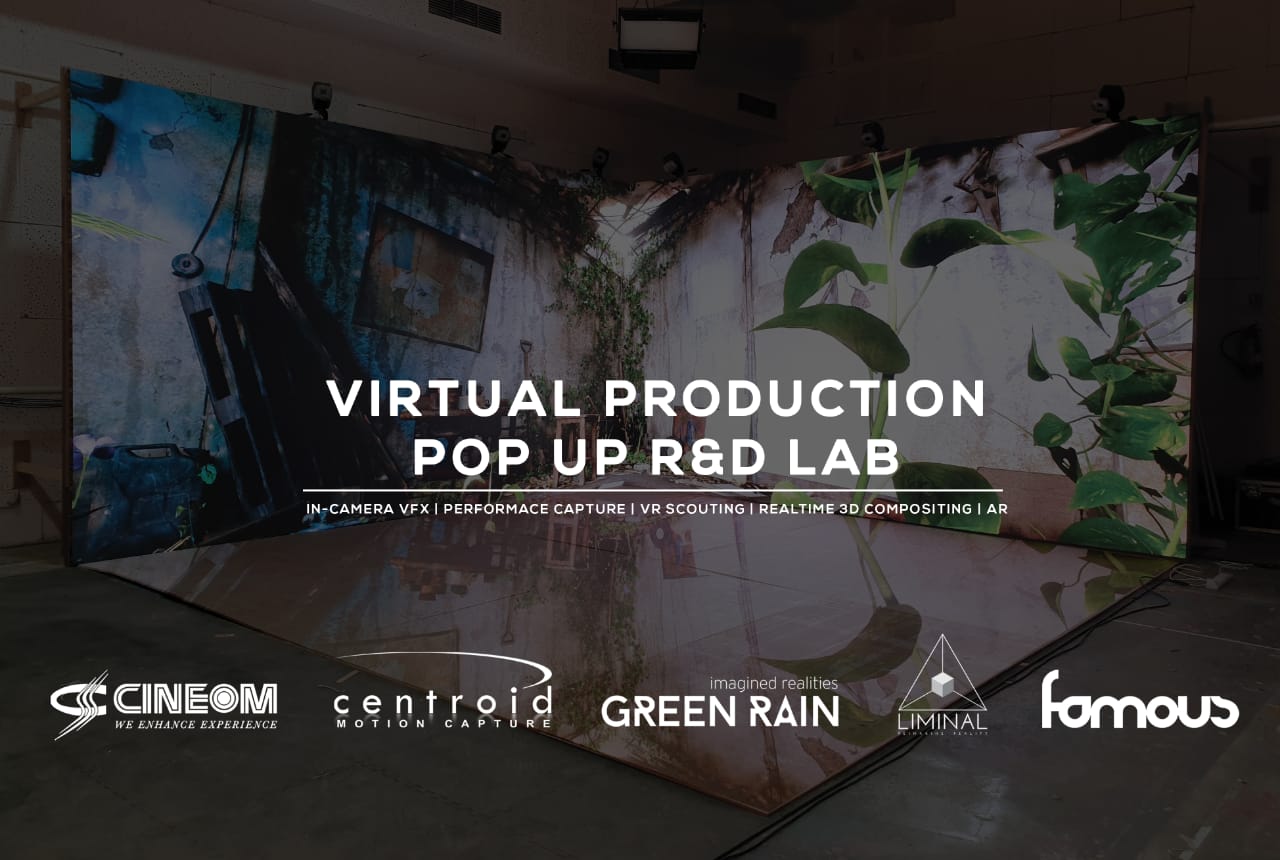 Centroid Motion Capture India, Cineom, Green Rain, Liminal and Famous  studios join forces to launch virtual production pop-up R&D lab -  AnimationXpress